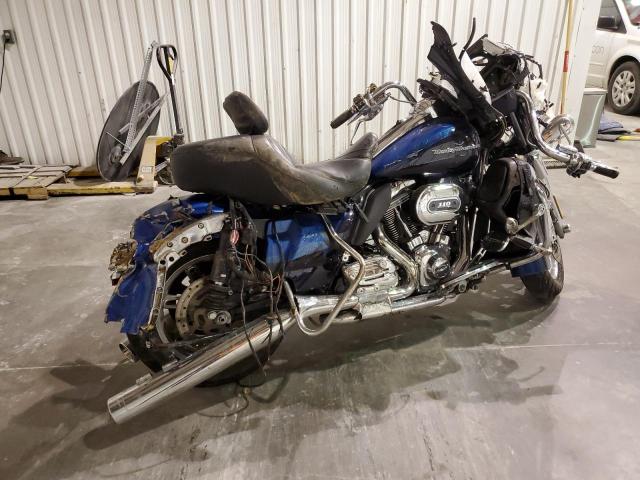 1HD1TEN19EB955206 - 2014 HARLEY-DAVIDSON FLHTKSE CVO LIMITED BLUE photo 4