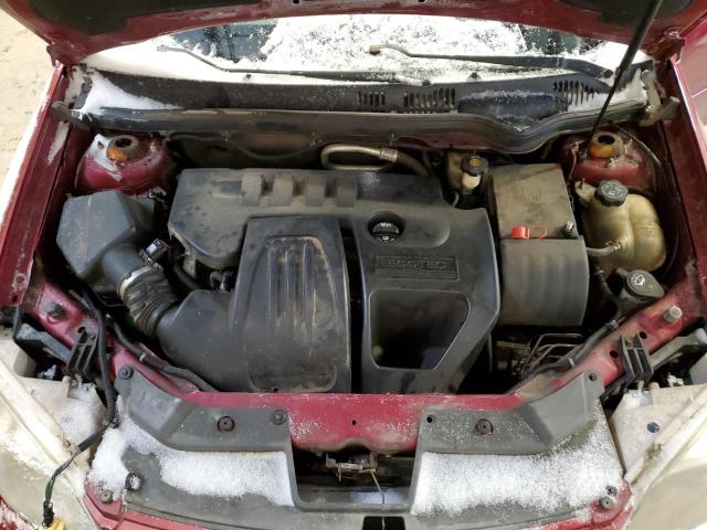 1G2AL15F977127933 - 2007 PONTIAC G5 RED photo 11