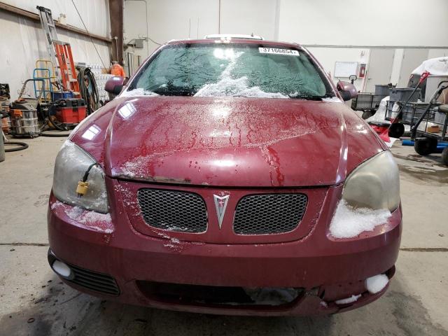 1G2AL15F977127933 - 2007 PONTIAC G5 RED photo 5