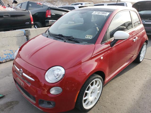 3C3CFFBR0CT209891 - 2012 FIAT 500 SPORT RED photo 1