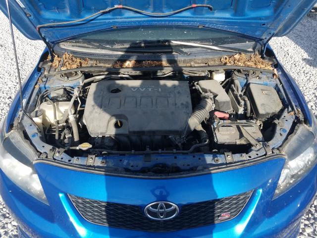 1NXBU40E49Z016378 - 2009 TOYOTA COROLLA BASE  photo 7