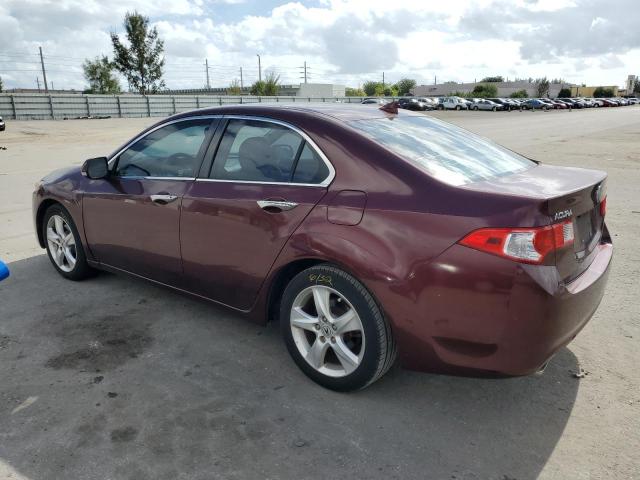 JH4CU2F6XAC024748 - 2010 ACURA TSX MAROON photo 2