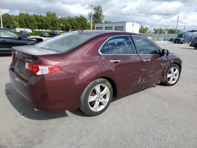 JH4CU2F6XAC024748 - 2010 ACURA TSX MAROON photo 3