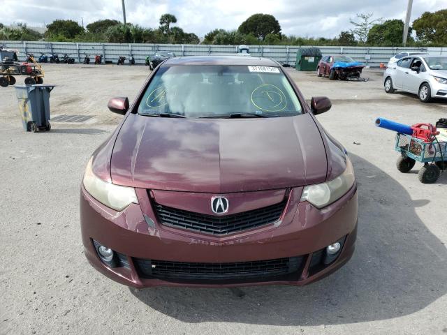 JH4CU2F6XAC024748 - 2010 ACURA TSX MAROON photo 5