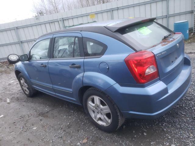 1B3HB48C97D558761 - 2007 DODGE CALIBER SXT BLUE photo 2