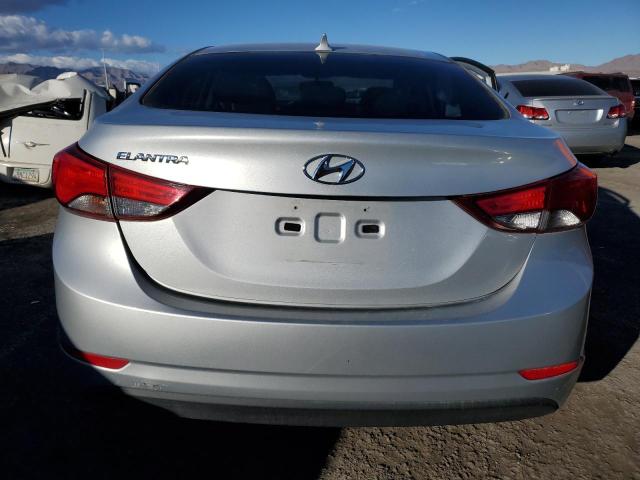 KMHDH4AE2EU163420 - 2014 HYUNDAI ELANTRA SE SILVER photo 6