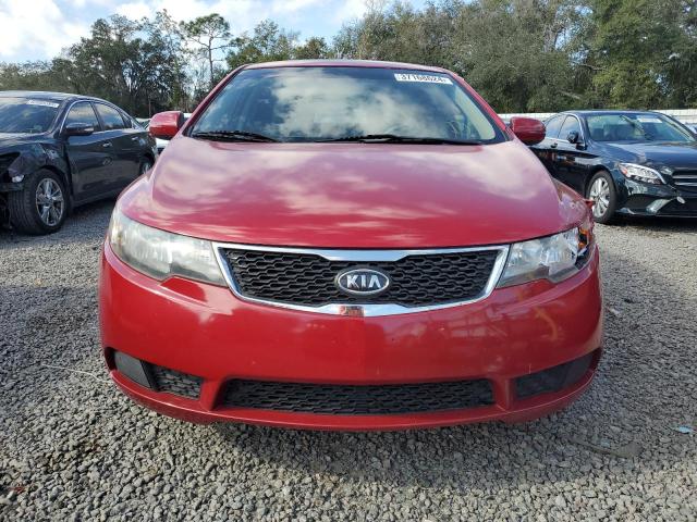 KNAFU4A25D5723645 - 2013 KIA FORTE EX RED photo 5