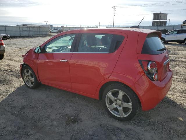 1G1JE6SBXG4144268 - 2016 CHEVROLET SONIC LTZ RED photo 2