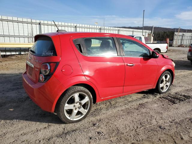 1G1JE6SBXG4144268 - 2016 CHEVROLET SONIC LTZ RED photo 3