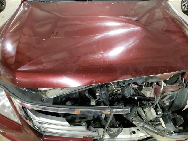 JTJHY7AX0A4053241 - 2010 LEXUS LX 570 BURGUNDY photo 12