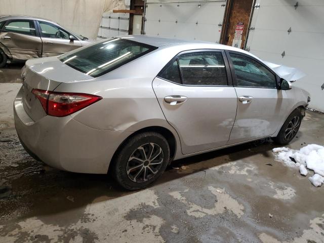 2T1BURHEXFC244500 - 2015 TOYOTA COROLLA L SILVER photo 3