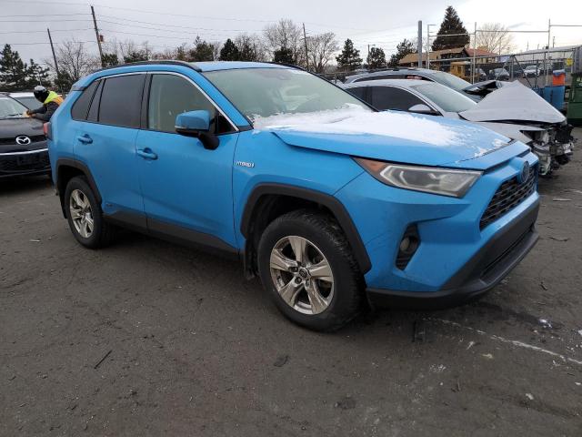 JTMRWRFV9KD009613 - 2019 TOYOTA RAV4 XLE BLUE photo 4