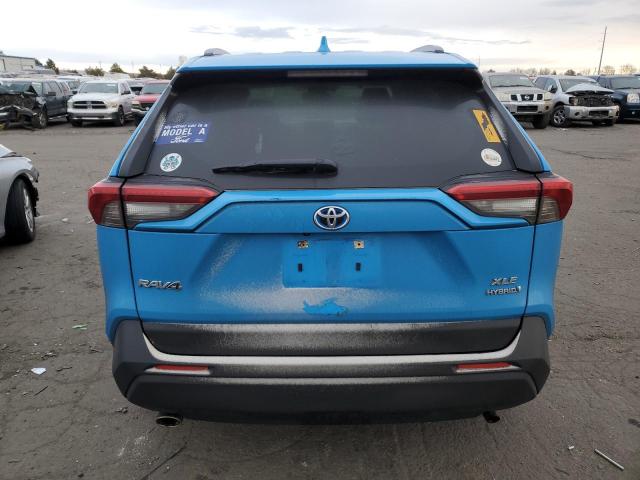 JTMRWRFV9KD009613 - 2019 TOYOTA RAV4 XLE BLUE photo 6