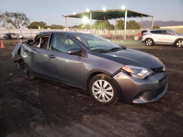 5YFBURHE2GP397809 - 2016 TOYOTA COROLLA L GRAY photo 4