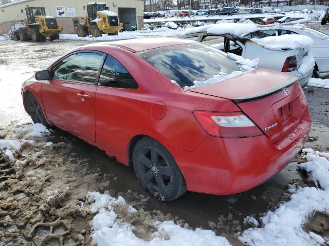 2HGFG12886H552186 - 2006 HONDA CIVIC EX RED photo 2