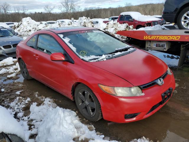 2HGFG12886H552186 - 2006 HONDA CIVIC EX RED photo 4