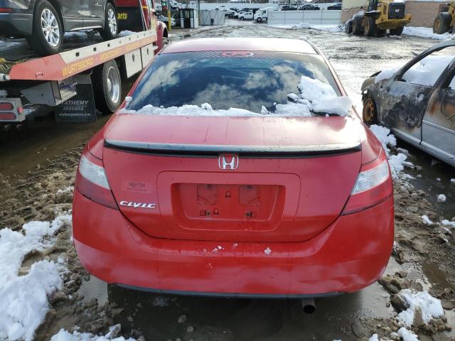 2HGFG12886H552186 - 2006 HONDA CIVIC EX RED photo 6