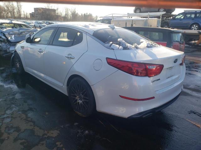 KNAGM4A75F5643569 - 2015 KIA OPTIMA LX WHITE photo 2