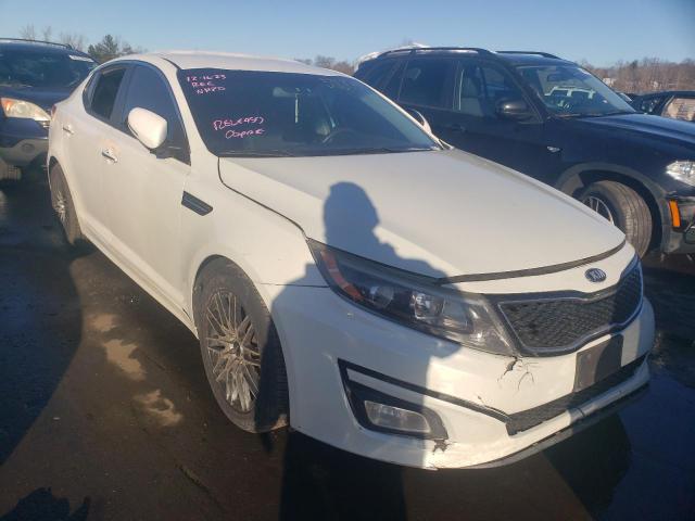 KNAGM4A75F5643569 - 2015 KIA OPTIMA LX WHITE photo 4