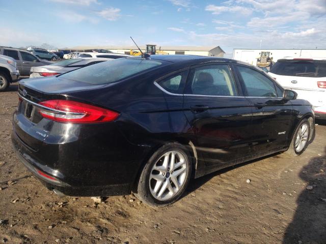 3FA6P0LU6JR207908 - 2018 FORD FUSION SE HYBRID BLACK photo 3