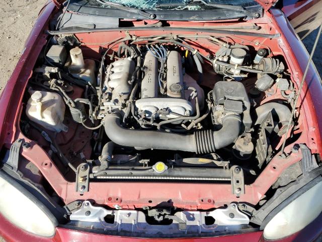 JM1NB3538Y0153399 - 2000 MAZDA MX-5 MIATA BASE BURGUNDY photo 11