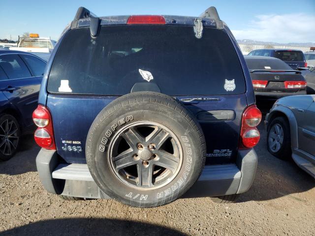 1J4GK38K06W195078 - 2006 JEEP LIBERTY RENEGADE BLUE photo 6