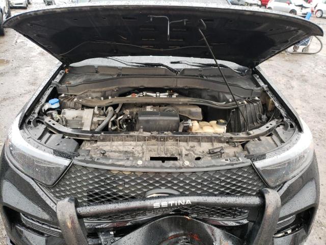 1FM5K8AB7MGA19880 - 2021 FORD EXPLORER POLICE INTERCEPTOR Schwarz Foto 11