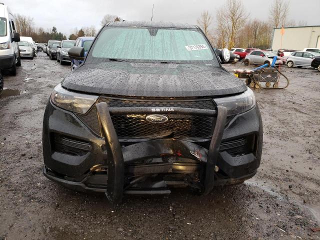 1FM5K8AB7MGA19880 - 2021 FORD EXPLORER POLICE INTERCEPTOR Schwarz Foto 5