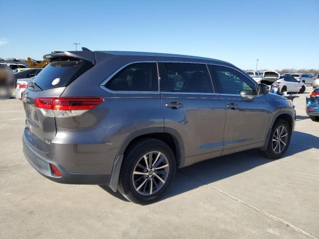 5TDKZRFH0JS531505 - 2018 TOYOTA HIGHLANDER SE GRAY photo 3