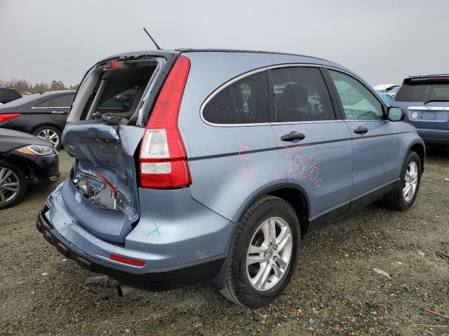 5J6RE3H55BL014997 - 2011 HONDA CR-V EX BLUE photo 3