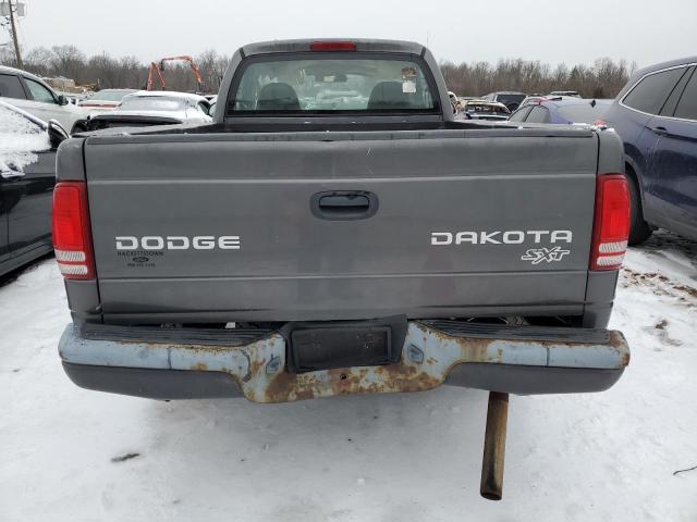 1D7GG16K04S594274 - 2004 DODGE DAKOTA SXT CHARCOAL photo 6