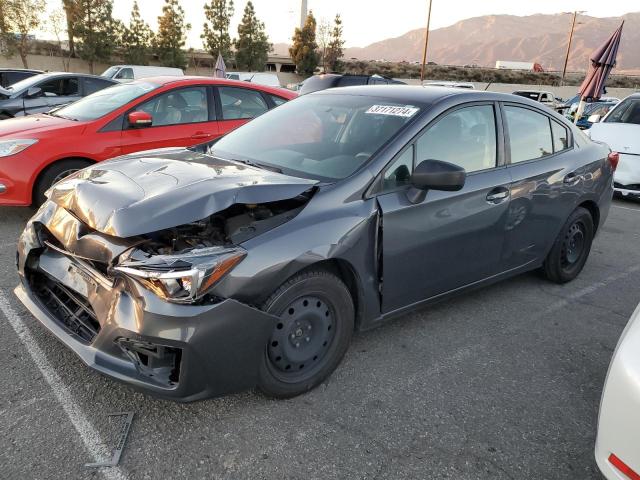 4S3GKAA6XJ3607279 - 2018 SUBARU IMPREZA GRAY photo 1