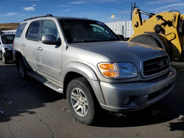 5TDBT44A64S218649 - 2004 TOYOTA SEQUOIA SR5 SILVER photo 4