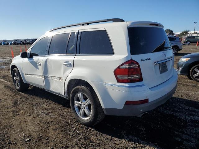 4JGBF71E77A143439 - 2007 MERCEDES-BENZ GL 450 4MATIC WHITE photo 2