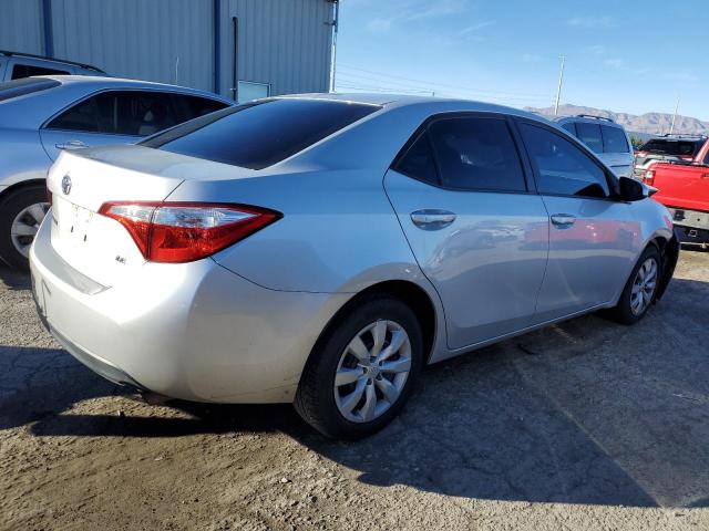 5YFBURHE2EP065477 - 2014 TOYOTA COROLLA L SILVER photo 3