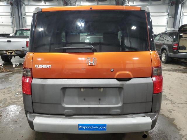 5J6YH18534L003961 - 2004 HONDA ELEMENT EX ORANGE photo 6