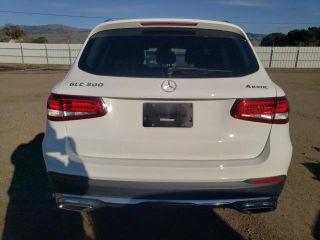 WDC0G4KB1GF077219 - 2016 MERCEDES-BENZ GLC 300 4MATIC WHITE photo 6