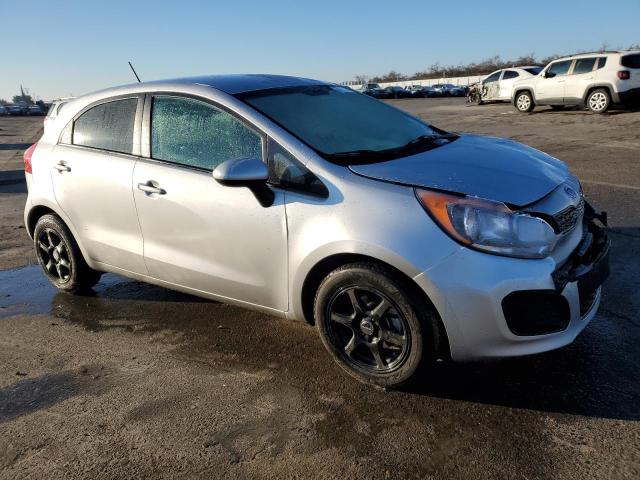 KNADM5A36C6015452 - 2012 KIA RIO LX SILVER photo 4