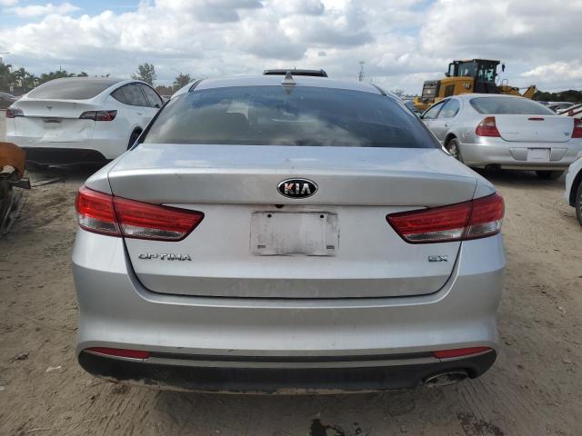 5XXGU4L35GG063622 - 2016 KIA OPTIMA EX SILVER photo 6