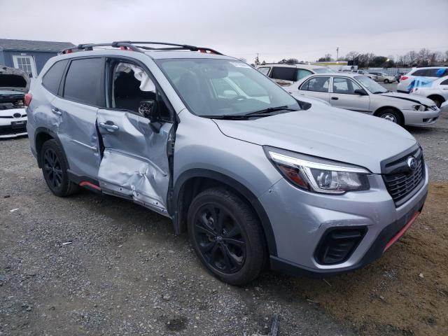 JF2SKAPC3KH515833 - 2019 SUBARU FORESTER SPORT SILVER photo 4