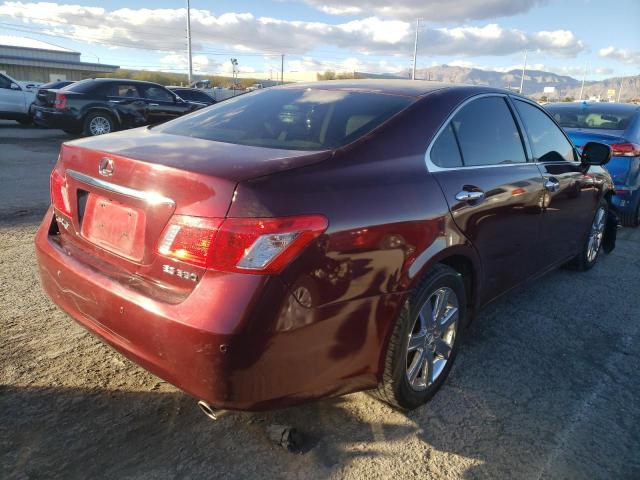 JTHBJ46G772076457 - 2007 LEXUS ES 350 BURGUNDY photo 3