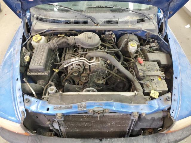 1B7GL22X0XS121427 - 1999 DODGE DAKOTA BLUE photo 11