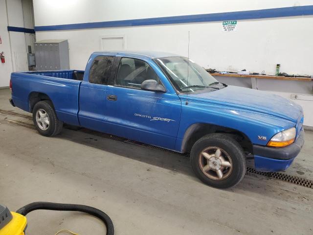 1B7GL22X0XS121427 - 1999 DODGE DAKOTA BLUE photo 4