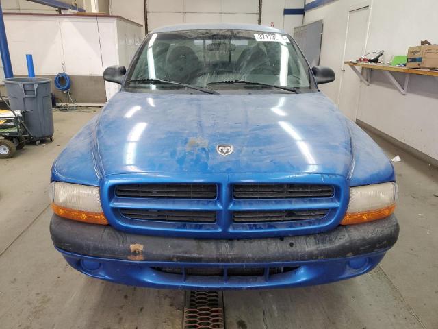 1B7GL22X0XS121427 - 1999 DODGE DAKOTA BLUE photo 5