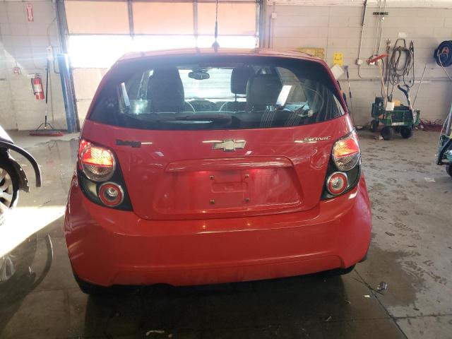 1G1JB6SHXD4179840 - 2013 CHEVROLET SONIC LS 红色 照片 6