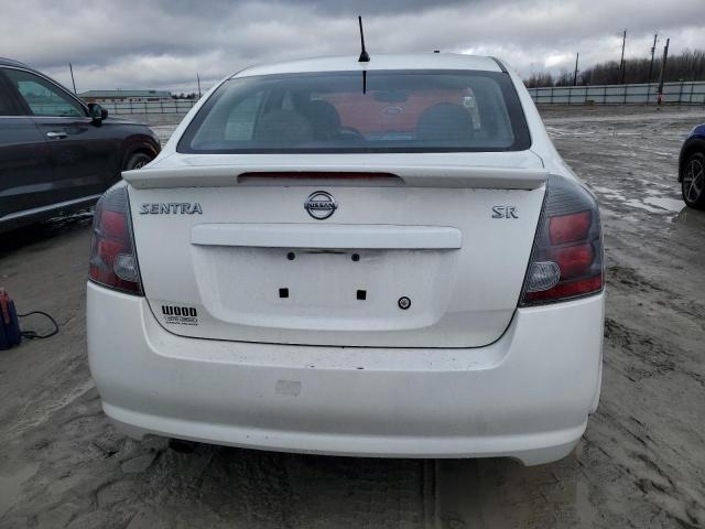 3N1AB6APXCL609975 - 2012 NISSAN SENTRA 2.0 WHITE photo 6