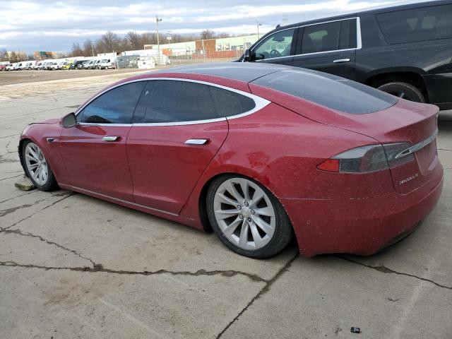 5YJSA1E27JF243782 - 2018 TESLA MODEL S RED photo 2