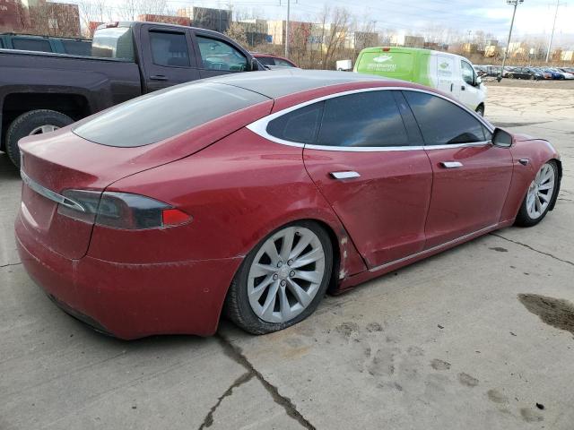 5YJSA1E27JF243782 - 2018 TESLA MODEL S წითელი ფოტო 3