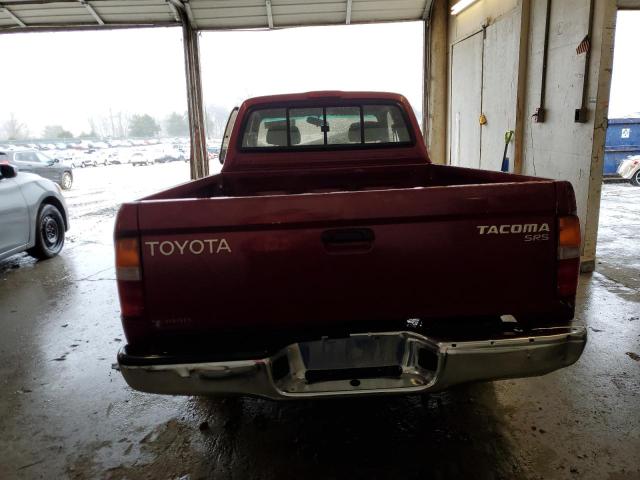 4TAVL52N5WZ155937 - 1998 TOYOTA TACOMA XTRACAB BURGUNDY photo 6