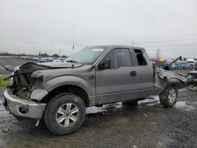 1FTFX1EF6CFA46247 - 2012 FORD F150 SUPER CAB GRAY photo 1